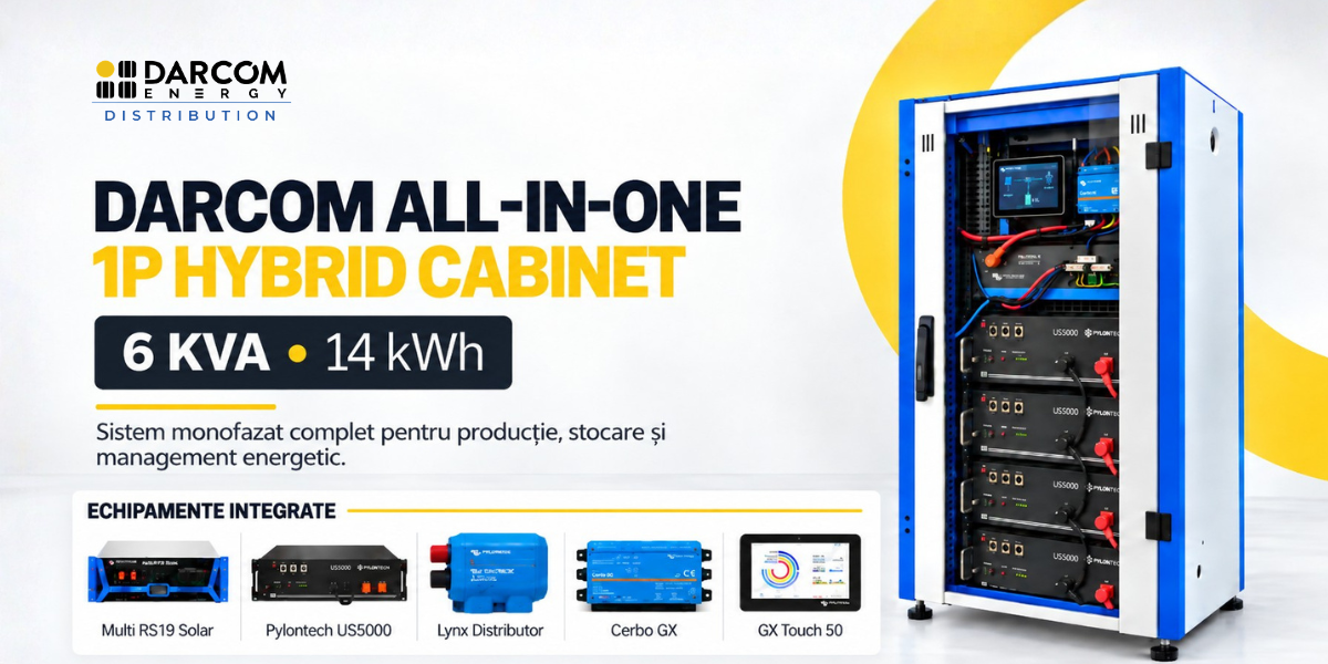 DARCOM ALL-IN-ONE 1P Hybrid Cabinet – sistem hibrid monofazat cu stocare DARCOM ALL-IN-ONE 1P Hybrid Cabinet - sistem hibrid monofazat cu stocare