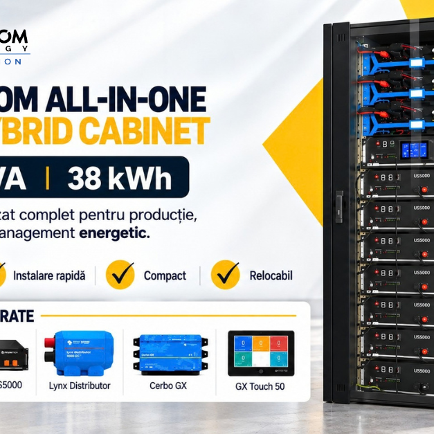 Sistem hibrid trifazat Darcom All-in-One 18 kVA