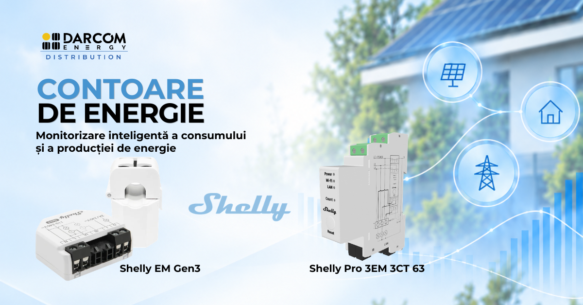 monitorizarea consumului și producției energetice Shelly
