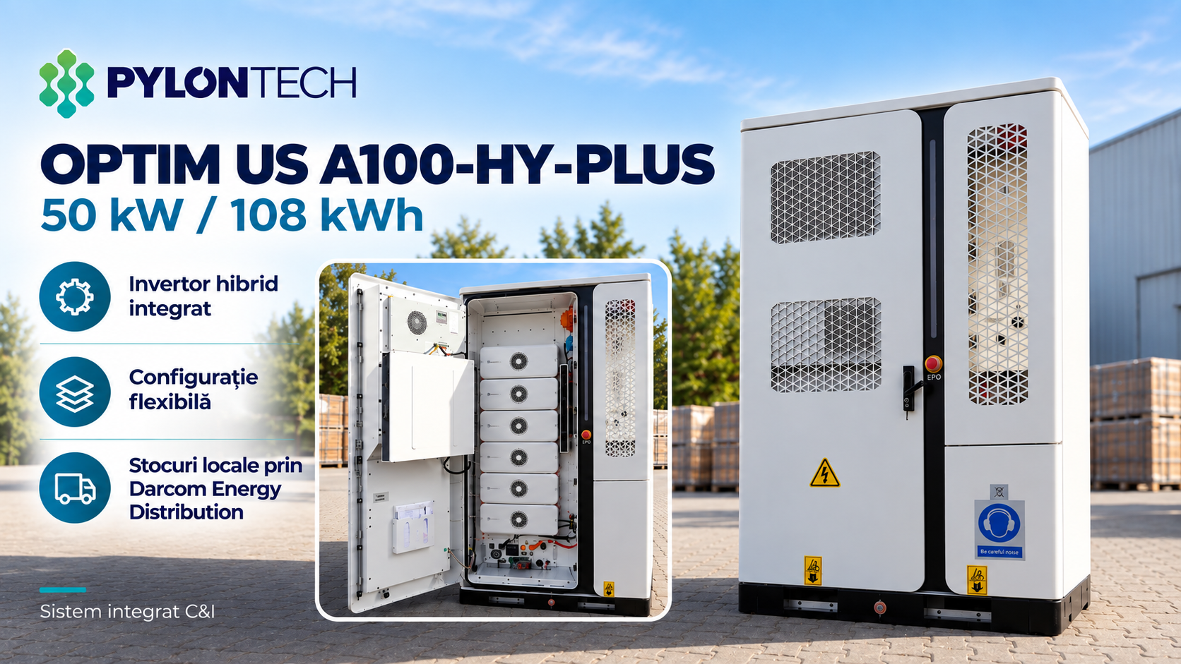 Pylontech A100-HY-PLUS 50 kW 108 kWh