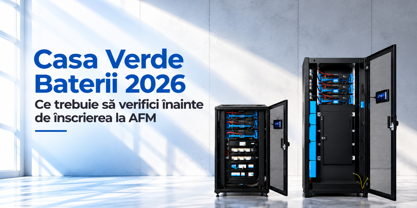 Casa Verde Baterii 2026 – Darcom Energy Pregătire Casa Verde Baterii 2026 – verificarea sistemului fotovoltaic și a soluției de stocare