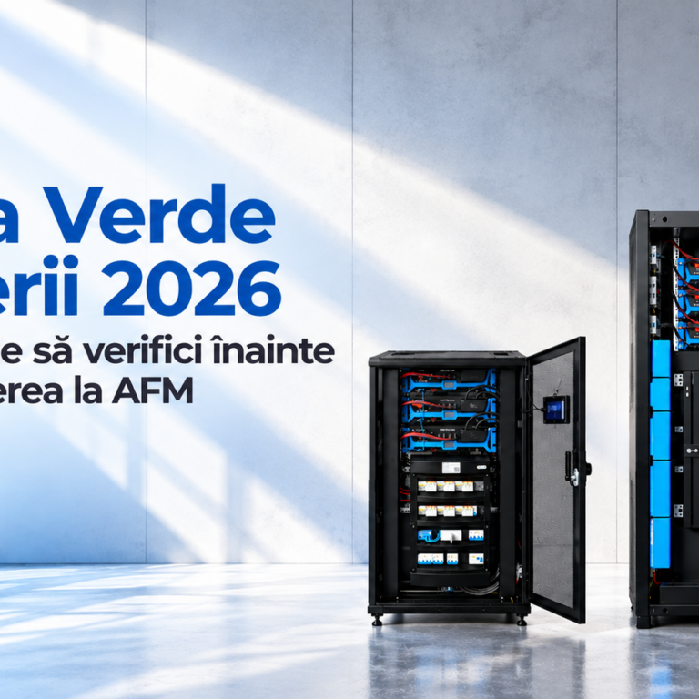 Casa Verde Baterii 2026 – Darcom Energy Pregătire Casa Verde Baterii 2026 – verificarea sistemului fotovoltaic și a soluției de stocare
